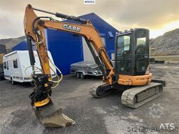 CASE CX50B excavator w/rototilt, hammer, grapple and 3