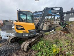 Volvo ECR58D Tracked Excavator with Tilt and Bucket