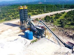 FABO Mobile Concrete Batching Plant 120 m3/h Mobile Concrete Batching Plant