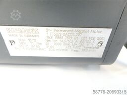 Siemens 1FT5072-0AC01-2 SN: EE883737901001 Permanent-Magnet Motor