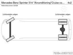 Mercedes-Benz Sprinter 514 *Airconditioning*Cruise control*Zi...
