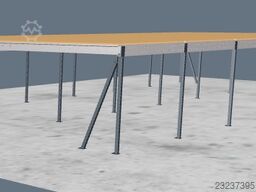 10x25m Lagerbühne , Belastung : 500kg/qm Unterkante: 3,0m , ca. 250qm Systembühne