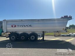  Semitrailer Tipper Steel half pipe body