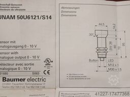 Baumer UNAM 50U6121/S14