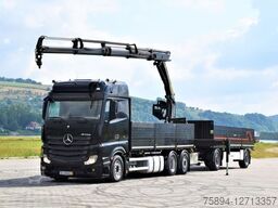 MERCEDES-BENZ ACTROS 2542 + PK18002-EH C/FUNK + Anhänger!