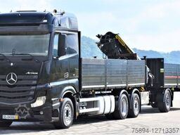 MERCEDES-BENZ ACTROS 2542 + PK18002-EH C/FUNK + Anhänger!