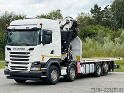 SCANIA R 580 * PLATFORM 8,40m * FASSI F660 + FUNK * 8x4