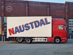 Scania R580 V8 Topline 6x2 - Box with sidedoors - Reta...