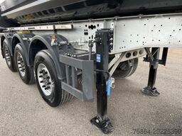 SCHMITZ KIPPMULDE 24M³, STAHL-LIGHT CHASSIS, LIFTACHSE, ROLLPLANE