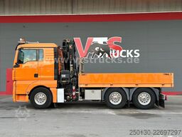 MAN TGX 26.480 6x4 Pritsche + HIAB 166E-2 Ladekran