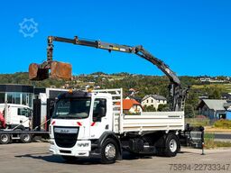 DAF LF 310 * Kipper 4,60 m + KRAN / Bordmatic!