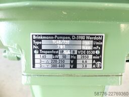 Brinkmann TC40/720 Kühlmittelpumpe SN: 791 --
