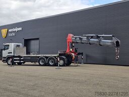 Scania G450 8x4 / RETARDER / FASSI F660 CRANE / KRAN /...