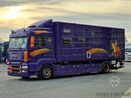 MAN TGA 18.360 4x2 - Horse truck +  full camper - 4...