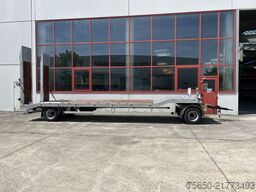 Möslein T 2 Schwebheim  Neuer 2 Achs Tieflader- Anhänger, Verbreiterung