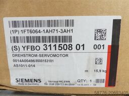 Siemens 1FT6064-1AH71-3AH1 Servomotor SN: YFBO31150801001 --