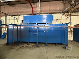 PSW Industrial Spray Booths Paint Line with Conveyor, Extraction & W
