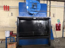 PSW Industrial Spray Booths Paint Line with Conveyor, Extraction & W