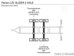 Pacton LZV SLIDER 2 AXLE