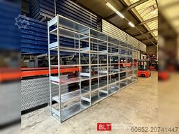 13 lfm. Gebrauchtes STOW Fachbodenregal 300 cm hoch, 60 cm tief, 7 Lagerebenen