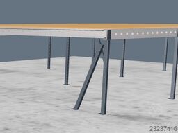 10x15m Lagerbühne , Belastung : 500kg/qm Unterkante: 2,5m ,ca. 150qm Systembühne
