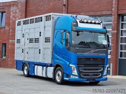 Volvo FH 13.460 - Menke Livestock + trailer - 3 stock...