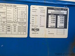 Pacton T3-010 Multi Chassis / Extendable / BPW Axles /...