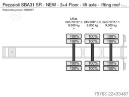 Pezzaioli SBA31 SR - NEW - 3+4 Floor - lift axle - liftin...