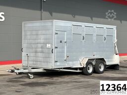 BLOMERT V35  Tandem Viehtransport Anhänger  ALU