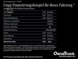 MERCEDES-BENZ Sprinter 314 CDI DOKA Pritsche/Plane Klima,Tempo