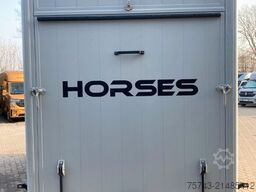 BÖCKMANN 2 Pferdeanhänger Alukoffer/Sattelkammer.