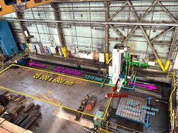 Giddings & Lewis 6 axes X: 24 000 - Y: 2133 - Z: 4572 mm CNC