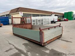  CONTAINER SCARRABILE A PIANALE CON SPONDE