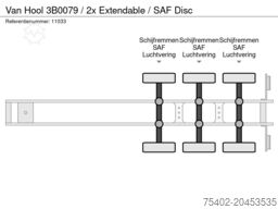 Van Hool 3B0079 / 2x Extendable / SAF Disc