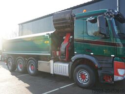 Mercedes-Benz AROCS 3542 8X4 2 SIDE TIPPER WITH HMF Z 1943 CR...