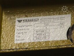 Vetter PW Demag Drehkran Hallenkran Kran Wandschwenkkran L 4m NL500Kg Kettenzug