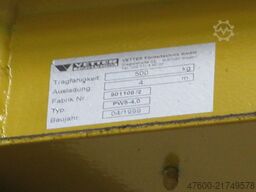 Vetter PW Demag Drehkran Hallenkran Kran Wandschwenkkran L 4m NL500Kg Kettenzug