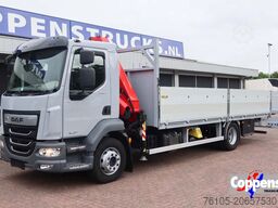 DAF LF 260 Openwagen+ Kraan Fassi F85 B023+ Radio c...