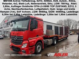 MERCEDES-BENZ 1845 Actros mit Goldhofer STN L3 Tieflader Rampe