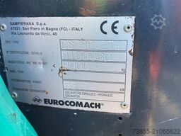 Eurocomach Es 85 Zt with 3 buckets