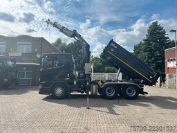 SCANIA R650 V8 3Skipper+HIAB X-HIDUO 188 Kran 6x4