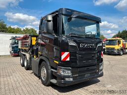SCANIA R650 V8 3Skipper+HIAB X-HIDUO 188 Kran 6x4