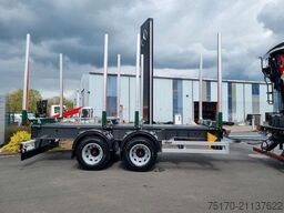 Ebert KHZA 18 Tandem-Kurzholz-Anhänger NEU