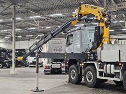Mercedes-Benz AROCS 3253 8x8 / 65 t/m CRANE + JIB + WINCH / K...