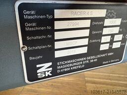 ZSK RACER 4 S Freiarm, Kappe & Bordüre