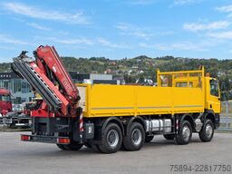 DAF CF 85.430 Pritsche 7,70 m + KRAN * 8x4!