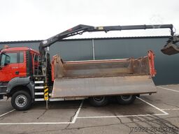 MAN TGS 28.400 6X6 2 SIDE TIPPER WITH HMF 1643 CRAN...