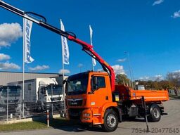 MAN TGM 15.320/BL/4x2/Meiller/Kipper/Kran/Nur 19 tkm