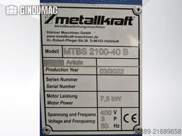 Metallkraft MTBS 2100-40 B