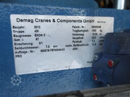Demag DR Seilzug Hubwerk 1000 + 1600KG EKDR Hub 12m Brückenkran Kran 400V SWP